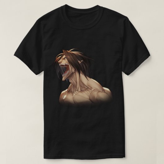 Eren Jeager in Titan form sticker T-shirt (Design voorkant)