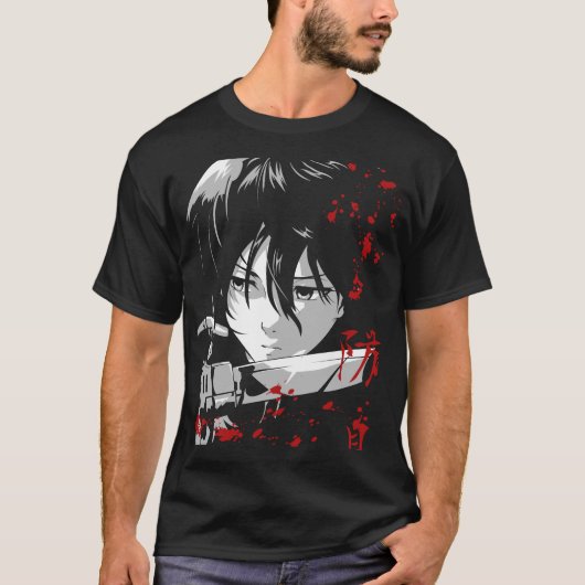 Eren vs. gepantserde Titan T-shirt (Voorkant)