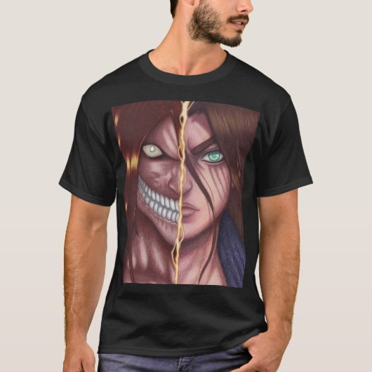 Eren Yeager ~ Attack Titan T-shirt (Voorkant)