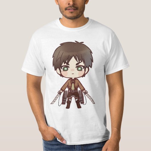 Eren Yeager met zwaard T-shirt (Voorkant)