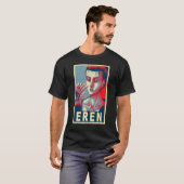 Eren Yeager Poster T-shirt (Voorkant volledig)