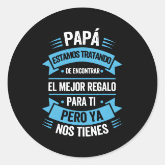 Eres El Mundo Papa Dia Del Padre Regalo Ronde Sticker