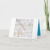 Eres un profesor sobresaliente.  bedankkaart (Voorkant)