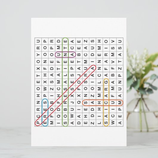 Eres una profesora sobresaliente. (Staand voorkant)