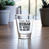 Eresglas voor de Eervrouw Shot Glas
