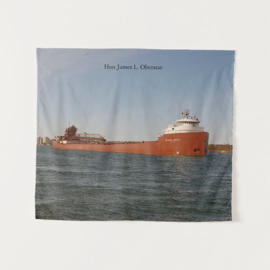 Eretapijt Hon James L. Oberstar Wandkleed (Voorkant (horizontaal))