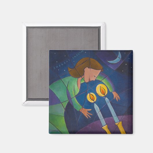 Erev Shabbat II Magneet (Voorkant / Achterkant)