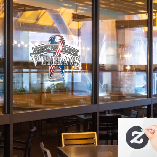 Ereveteranen Raamsticker (Restaurant Raam)