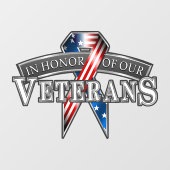 Ereveteranen Raamsticker (Vel)