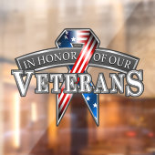 Ereveteranen Raamsticker (Vel 2)