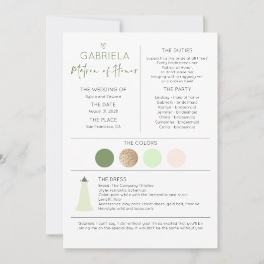 Erevoorzitter Voorstel & Informatie (Voorkant)