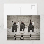  Erewacht van Athene Griekenland Briefkaart (Voorkant / Achterkant)