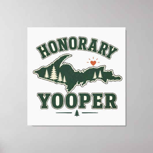Ereyooper - Bovenste schiereiland van Michigan Canvas Afdruk (Voorkant)