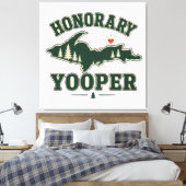 Ereyooper - Bovenste schiereiland van Michigan Canvas Afdruk (Insitu (Slaapkamer))