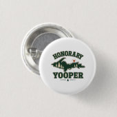 Ereyooper - Bovenste schiereiland van Michigan Ronde Button 3,2 Cm (Voorkant /achterkant)