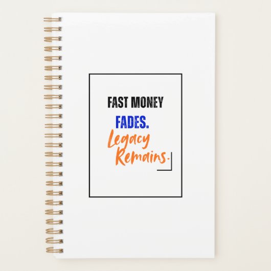Erfenis blijft Planner | Snel Geld Verdwijnend Ont (Voorkant)