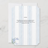 Erfenis Bluebells en Bijen Bloemrijke Streep Bruil Kaart (Achterkant)