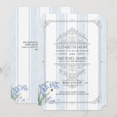 Erfenis Bluebells en Bijen Bloemrijke Streep Bruil Kaart (Voorkant / Achterkant)