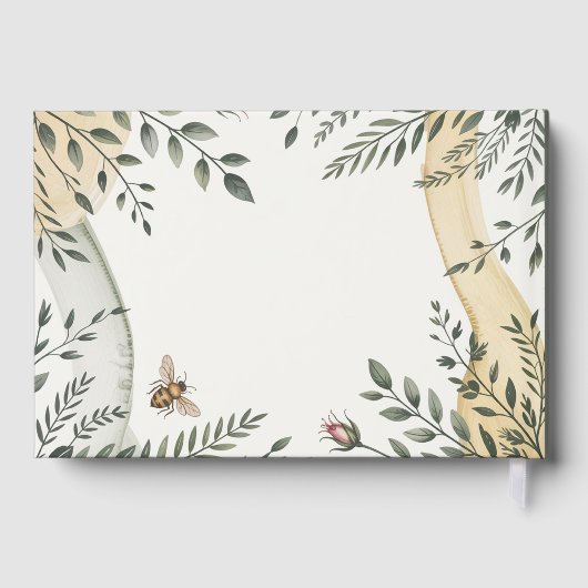 Erfenis Botanische Bij Huwelijk Landelijke Tuin Bo Gastenboek (Achterkant)