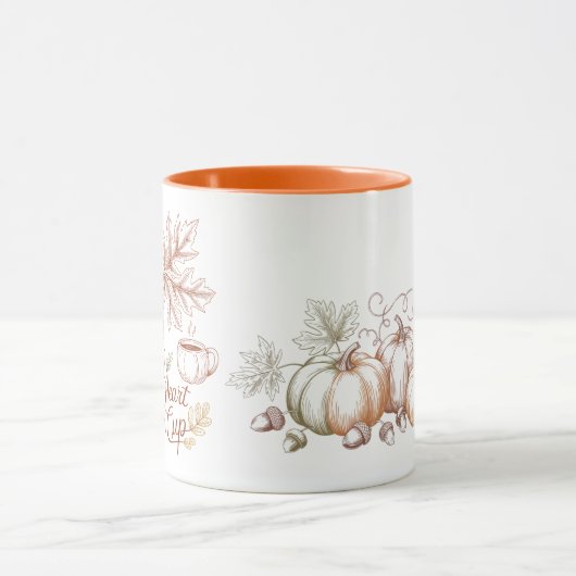 Erfenis | Dankbaar Hart Warme Beker Herfst Mok (Midden)