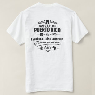Erfenis Die Ons Verbindt Wortels van Puerto Rico T-shirt