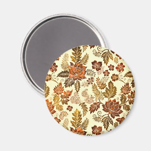 Erfenis Koper Warm Goud Bloemendesign Magneet