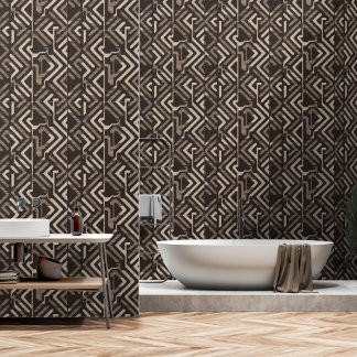 Erfenis Luxe (Indigo + Aarde) Luxe Behang