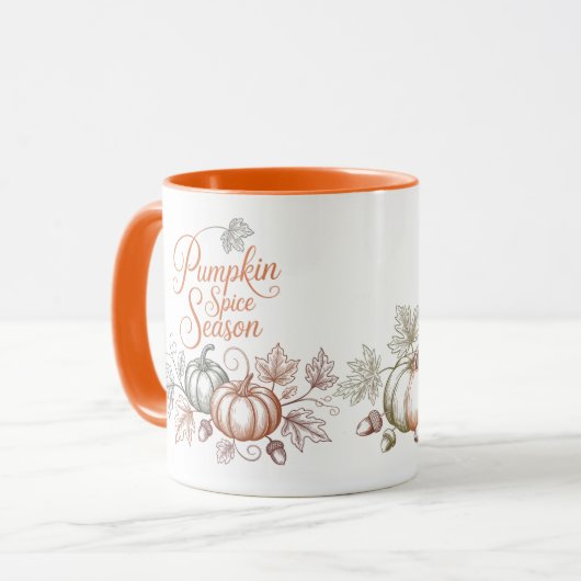 Erfenis | Pumpkin Spice Season Mok – Cozy Fall (Voorkant links)