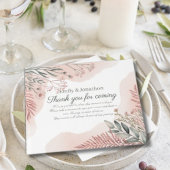 Erfenis Roze Bloemige Trouwtuin Boho Gastenboek