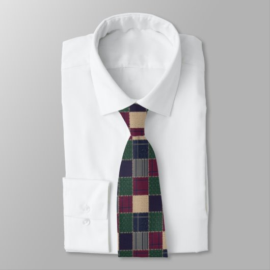 Erfenis Tartan Patchwork  Stropdas (Gebonden)