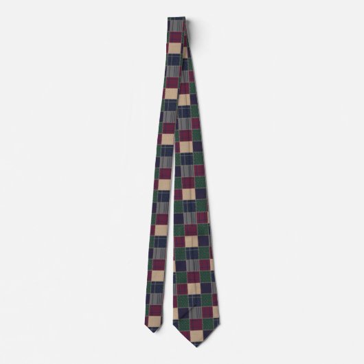 Erfenis Tartan Patchwork  Stropdas (Achterkant)