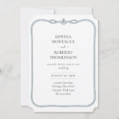 Erfenis Touwframe Naustisch Huwelijk aan de kust Kaart (Voorkant)