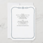 Erfenis Touwframe Naustisch Huwelijk aan de kust Kaart (Achterkant)