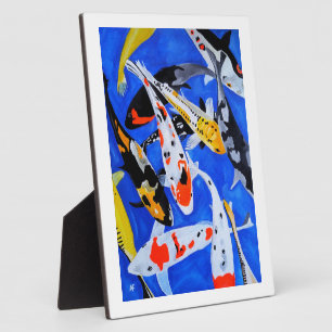 Erfenis van de Japanse Koi-schilderkunst van Alfre Fotoplaat