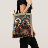 erfenis van de Noordse krijger Tote Bag (Dichtbij)