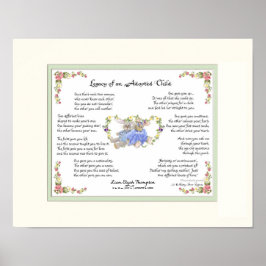 Erfenis van een Aangenomen Kind Klantenhandkalligr Poster