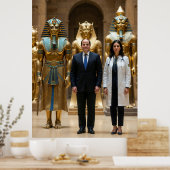 Erfenis van Egypte President El-Sisi heet de Poster (Keuken)