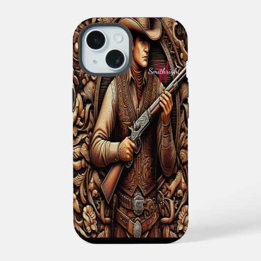 Erfenis van revolverhelden iPhone 15 case (Achterkant)