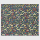 Erfenis Vuurlicht Viering Patroon Cadeaupapier (Vlak)