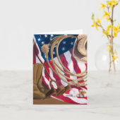 Erfenis Westerne Amerikaanse Notecard door de Kaart (Gele Bloem)
