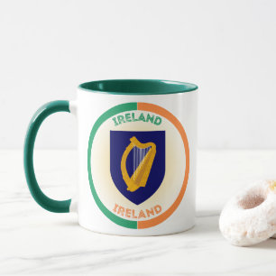 Erfenisembleem van de Republiek Ierland Mok