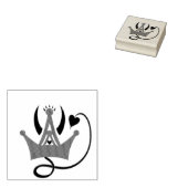 Erfgenaam van de Helachtige Troon Rubberstempel (Gestempeld)
