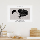 Erfgoed Afrikaans zwart liefde bruin liefde Poster (Keuken)