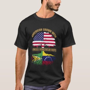 Erfgoed Amerikaans geteeld met Guyaanse Venezolaan T-shirt