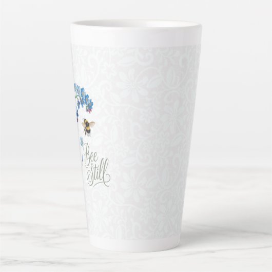 Erfgoed |  Bee Still – Botanische Bloemen Latte Mok (Voorkant)