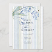 Erfgoed Bluebells Bijen Blue Salie Botanisch Evene Kaart (Voorkant)