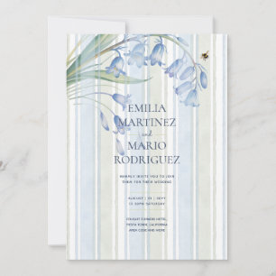 Erfgoed Bluebells Bijen Blue Salie Botanisch Evene Kaart