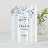 Erfgoed Bluebells Bijen Blue Salie Botanisch Evene Kaart (Staand voorkant)