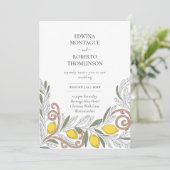 Erfgoed Citroenlijn Kunst Mediterrane Huwelijk Kaart (Staand voorkant)