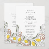 Erfgoed Citroenlijn Kunst Mediterrane Huwelijk Kaart (Voorkant / Achterkant)